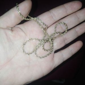 24kt Gold Rope Chain